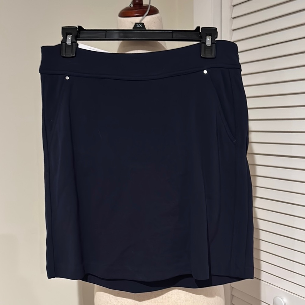 Greg Norman Navy Stretch Golf & Tennis Skort